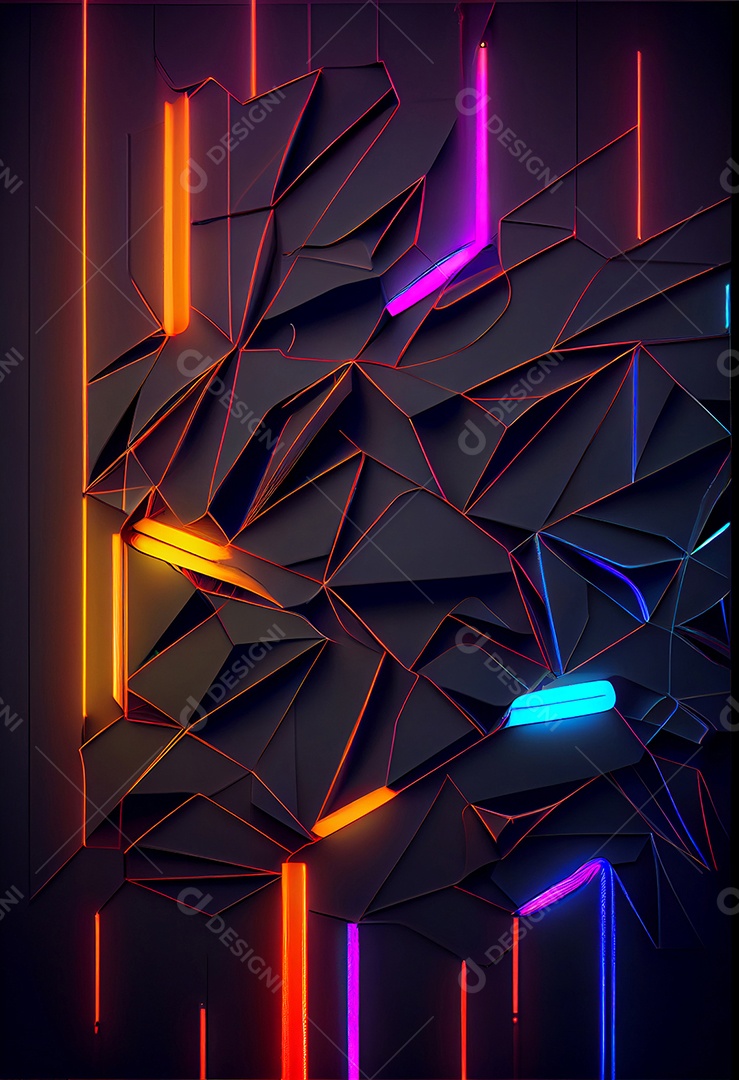 Background craquelado neon