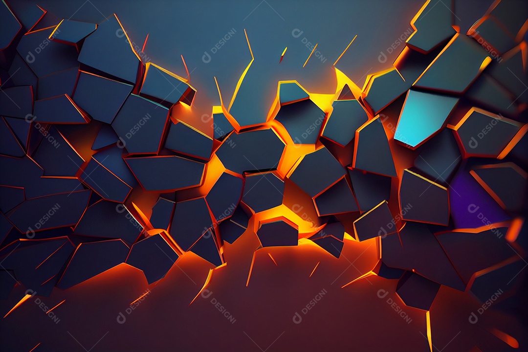 Background geométrico colorido