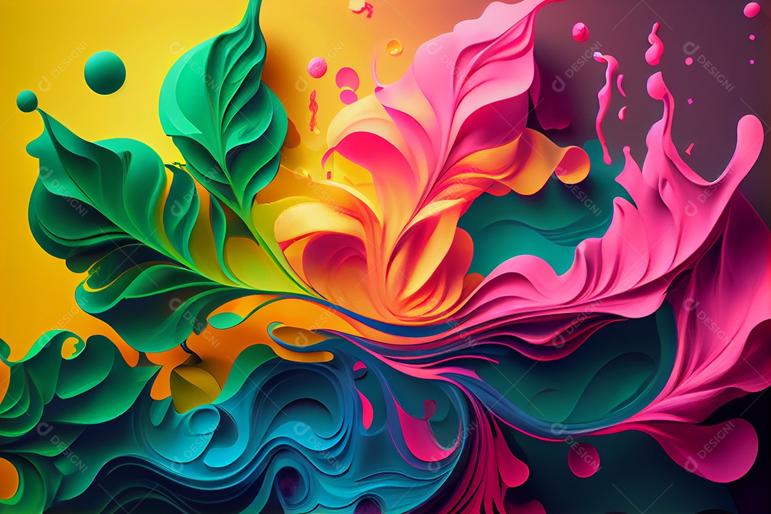 Fundo background colorido