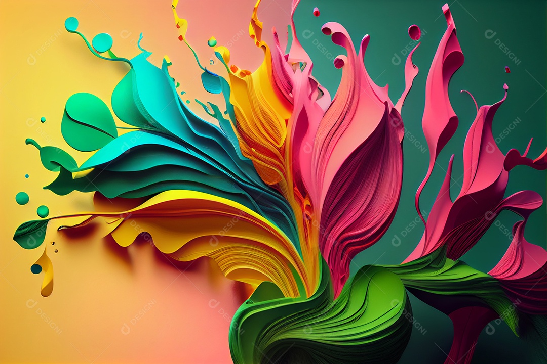 Fundo background colorido