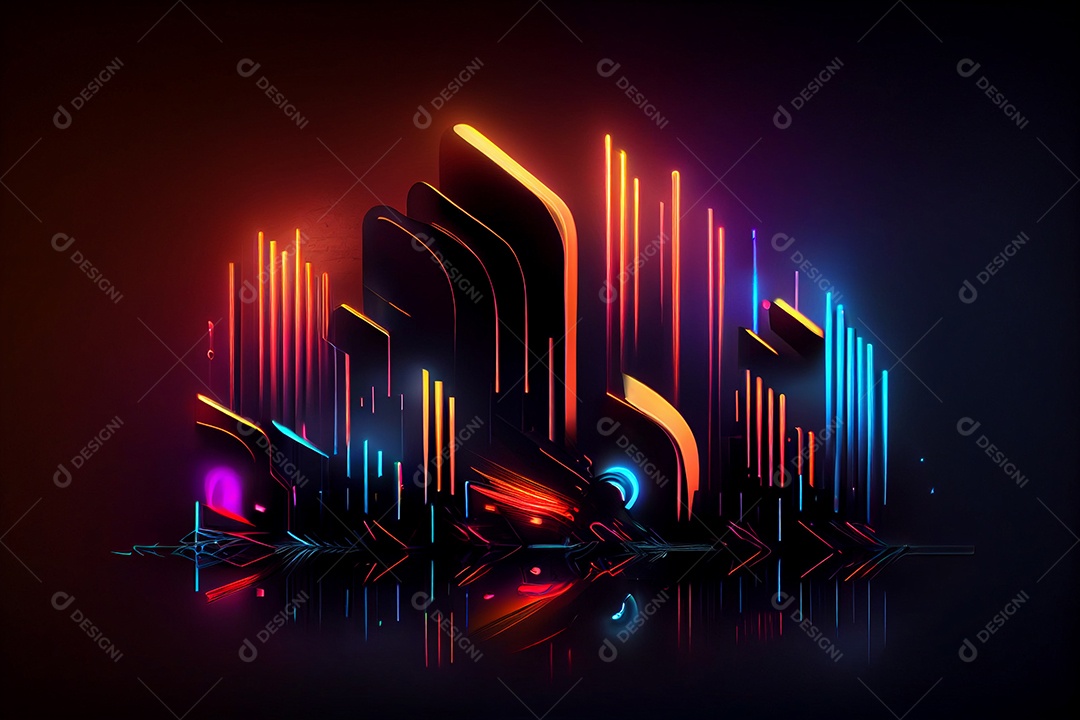 Fundo abstrato colorido