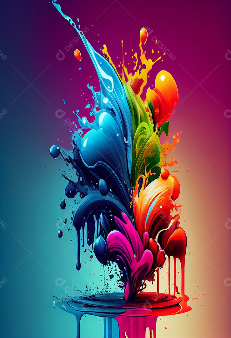 Fundo abstrato colorido