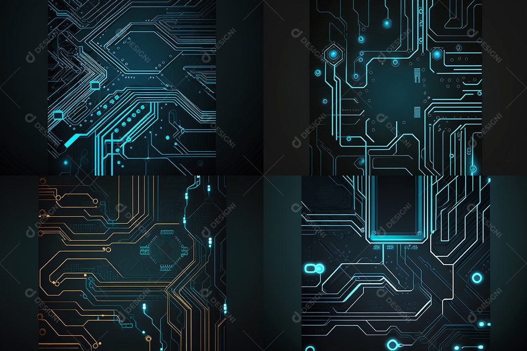 Fundo circuito tecnológico