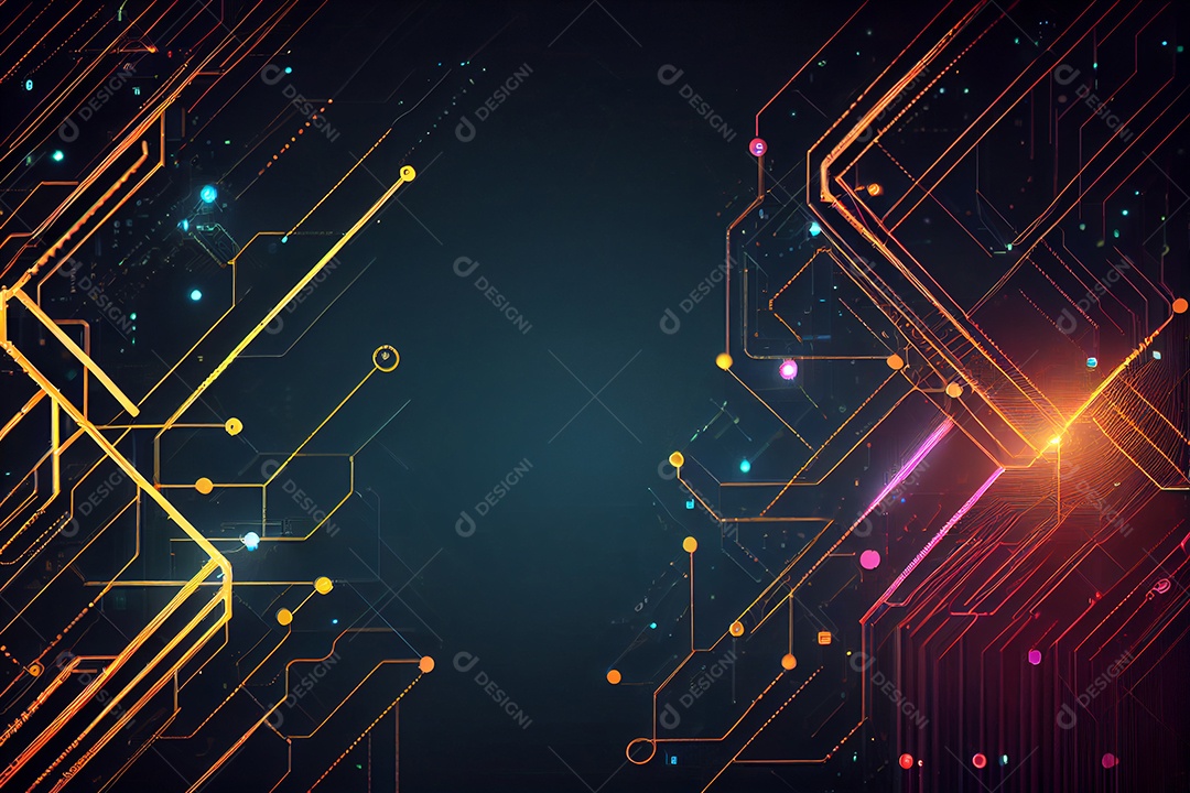 Fundo circuito tecnológico