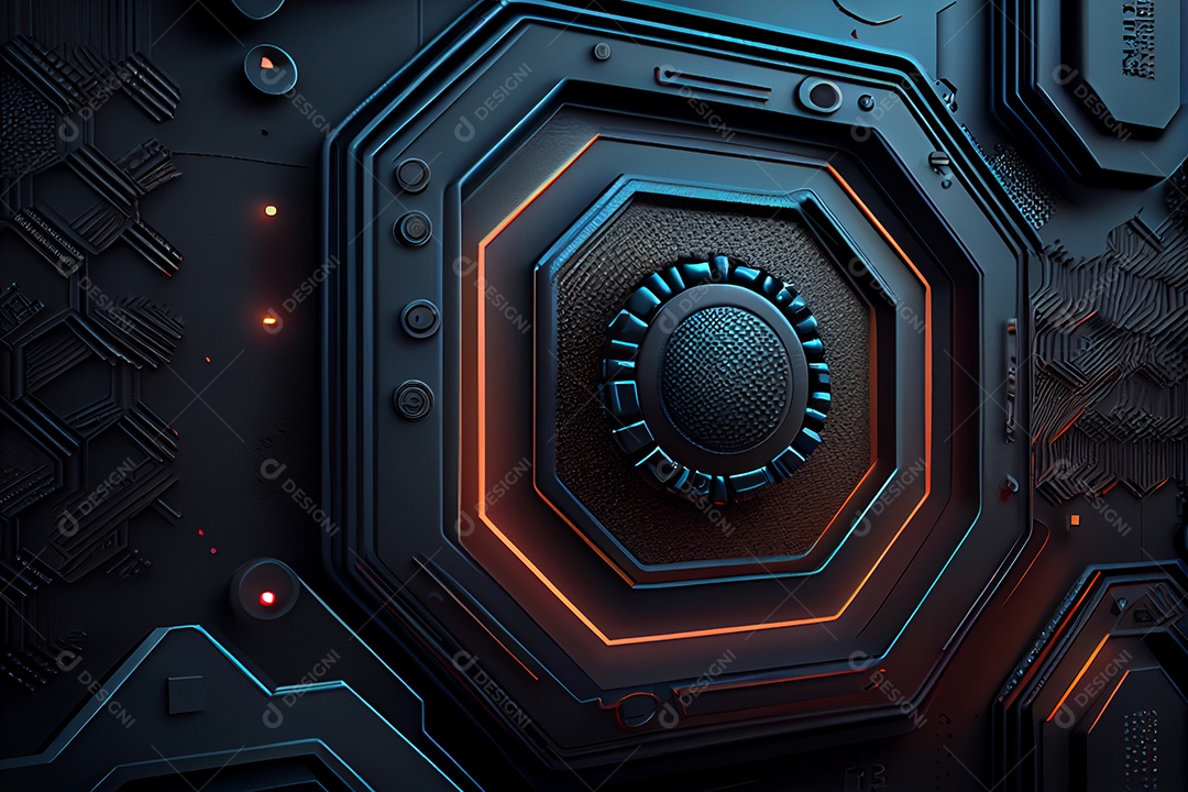 Fundo tecnológico colorido