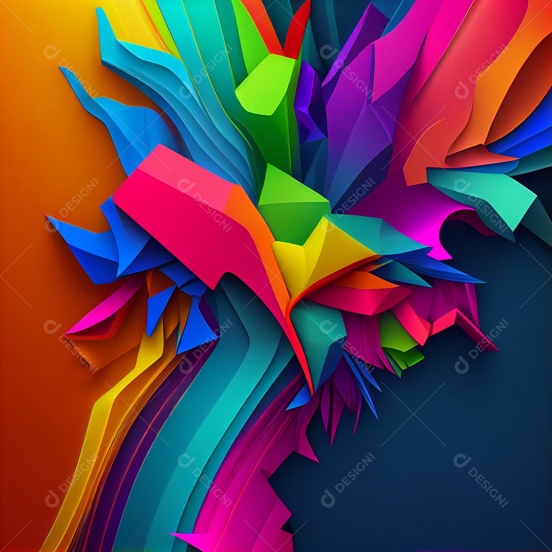 Fundo vibrante colorido