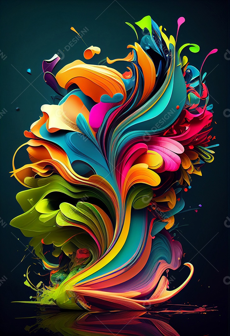 Fundo abstrato colorido