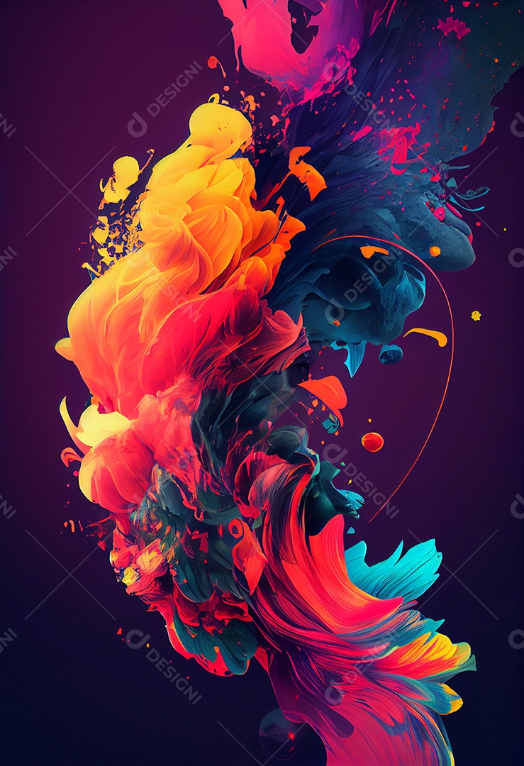 Fundo tinta abstrato