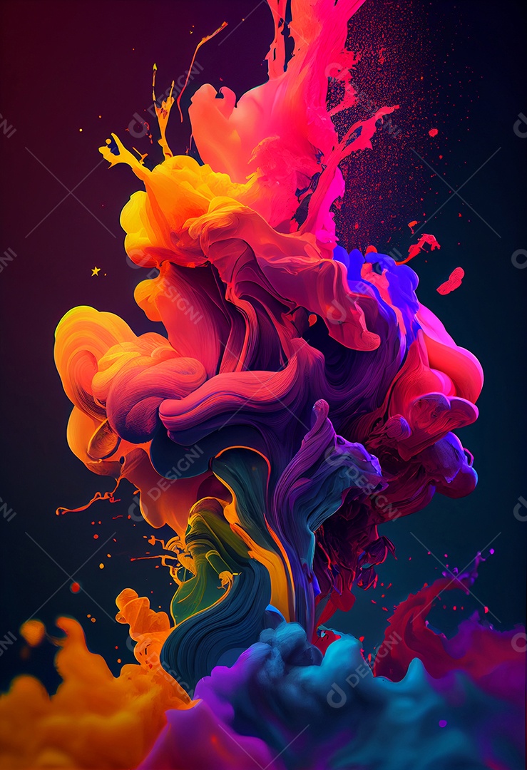 Fundo abstrato colorido