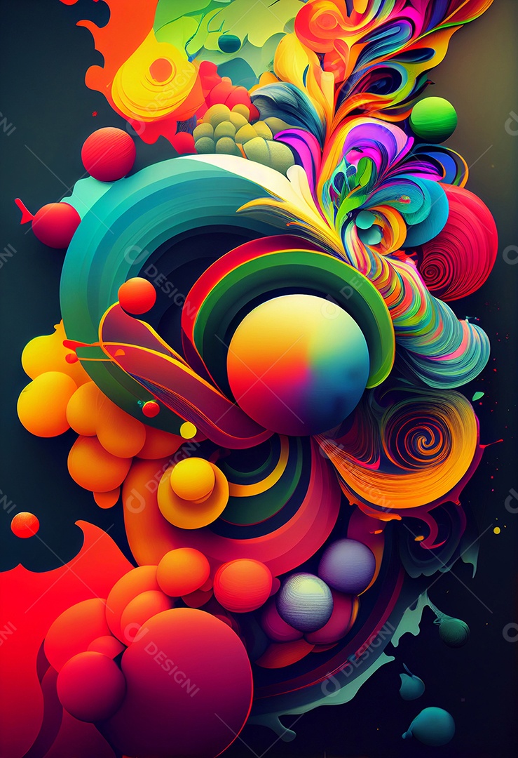 Fundo abstrato colorido