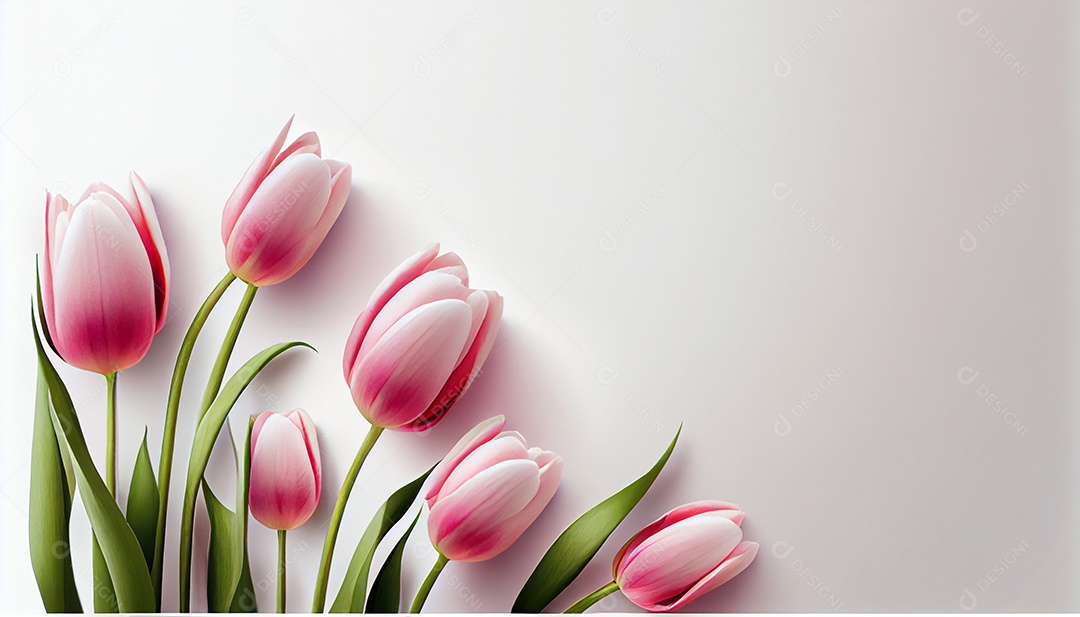 Background moldura de flores