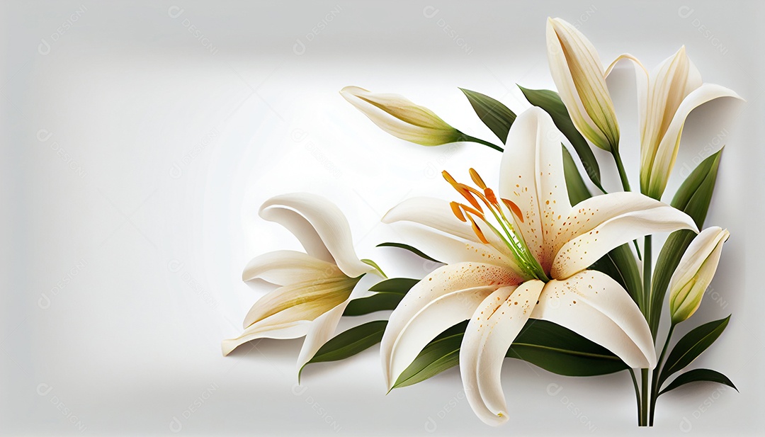 Background moldura de flores