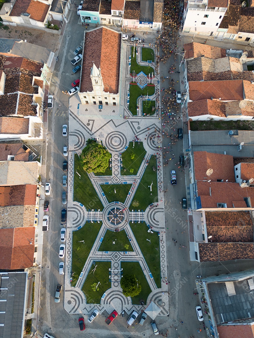 Praça da igreja gararu matriz