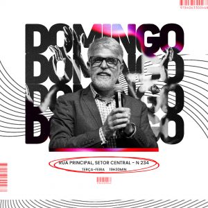 Domingo Flyer Gospel Social Media PSD Editável