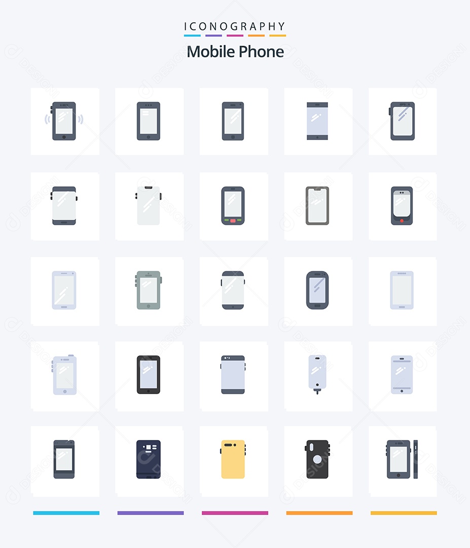 Pacote de Ícones e Elementos Vetores EPS