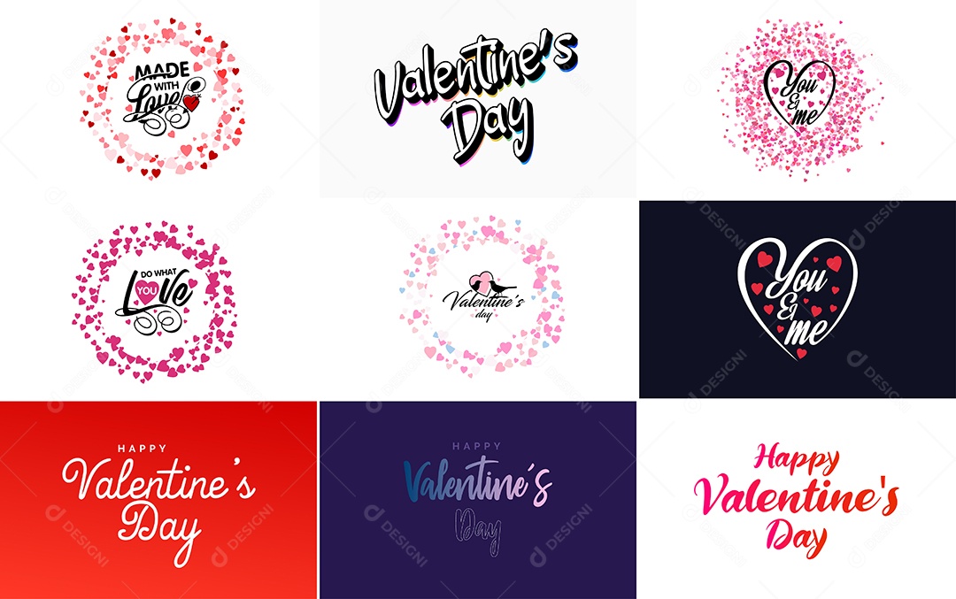 Textos De Feliz Dia Dos Namorados Vetor EPS