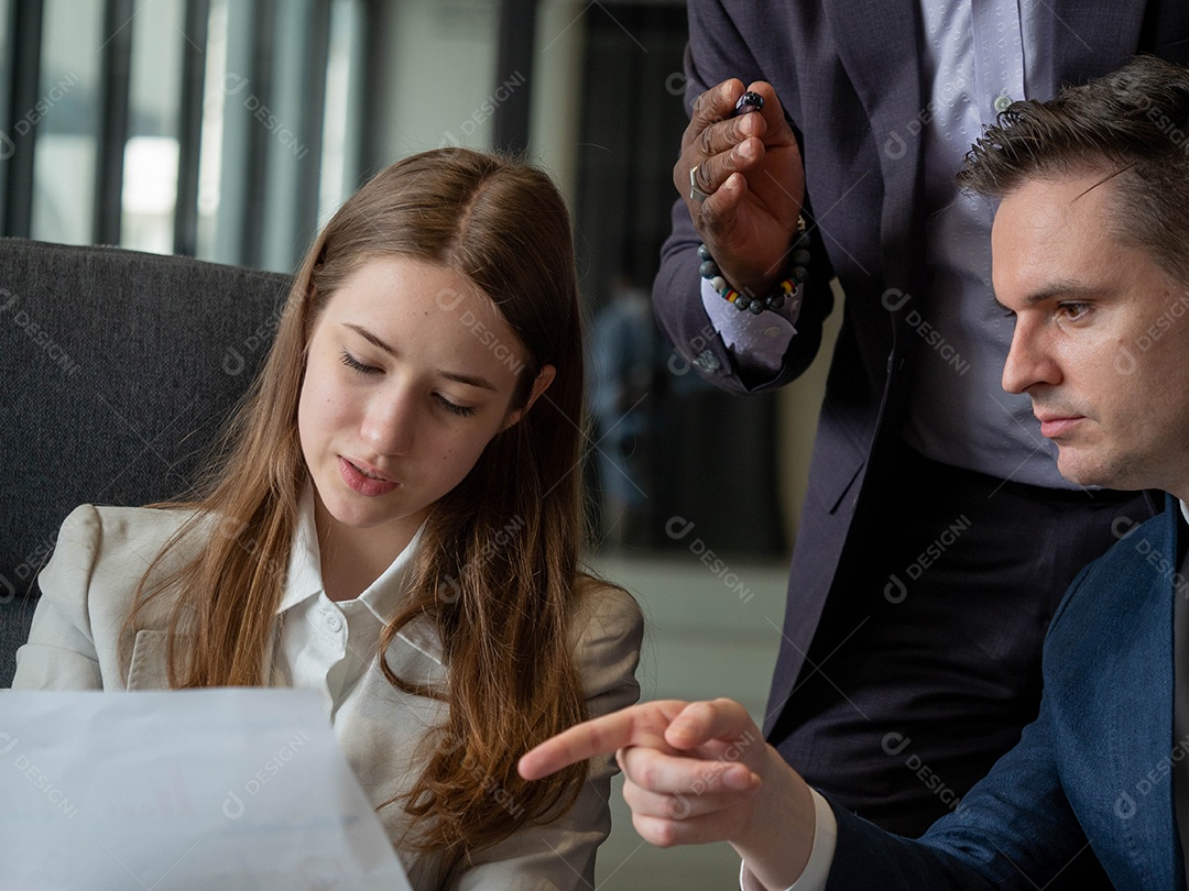 Reunião de membros de um escritório