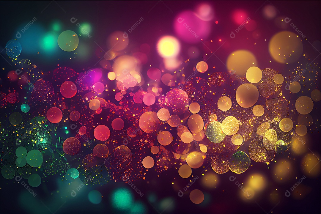 Background glitter colorido brilhando