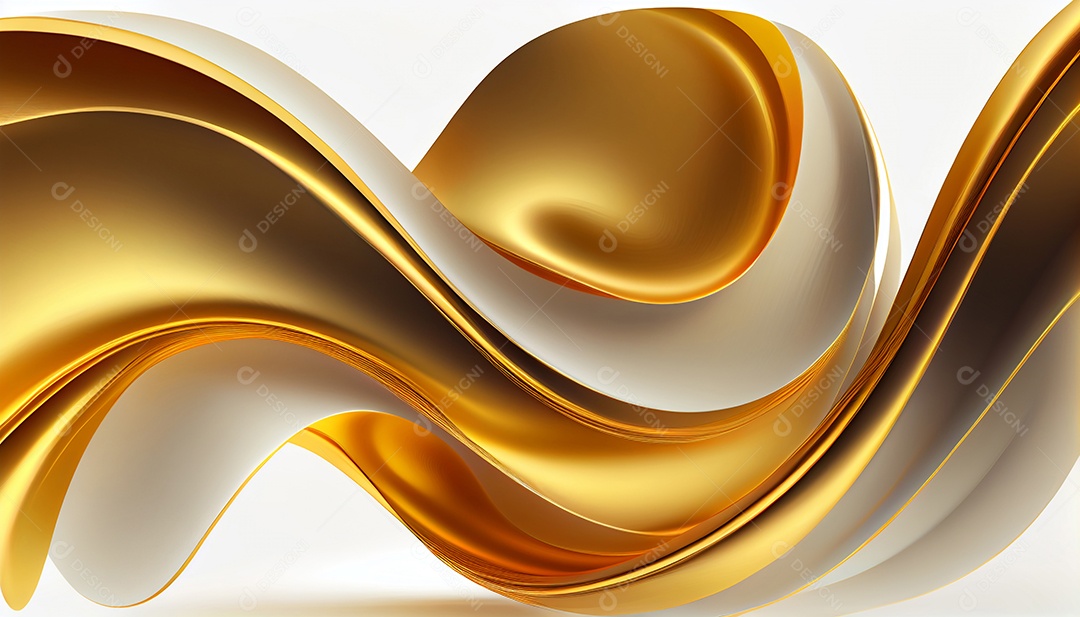 Background abstrato dourado e branco