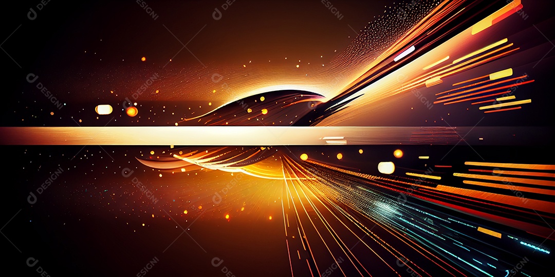 Background com traços tecnológicos