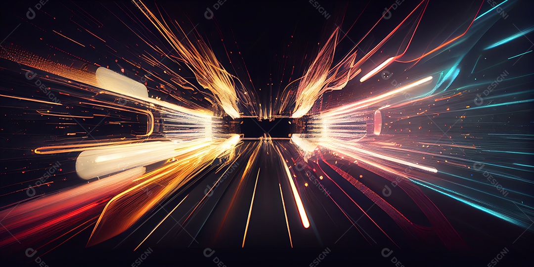 Background com traços tecnológicos