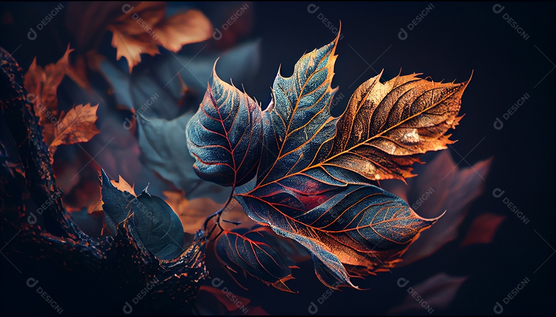 Background de folhagens