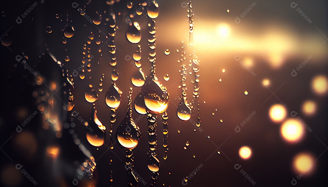 Background abstrato de gotas de água