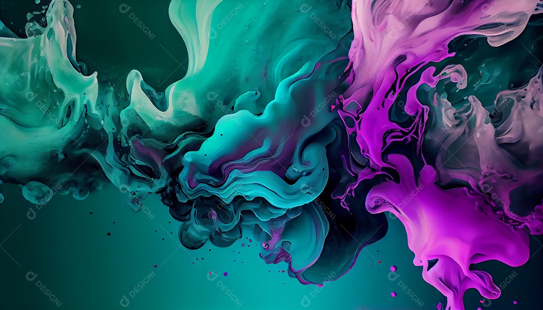 Background tinta liquida colorida