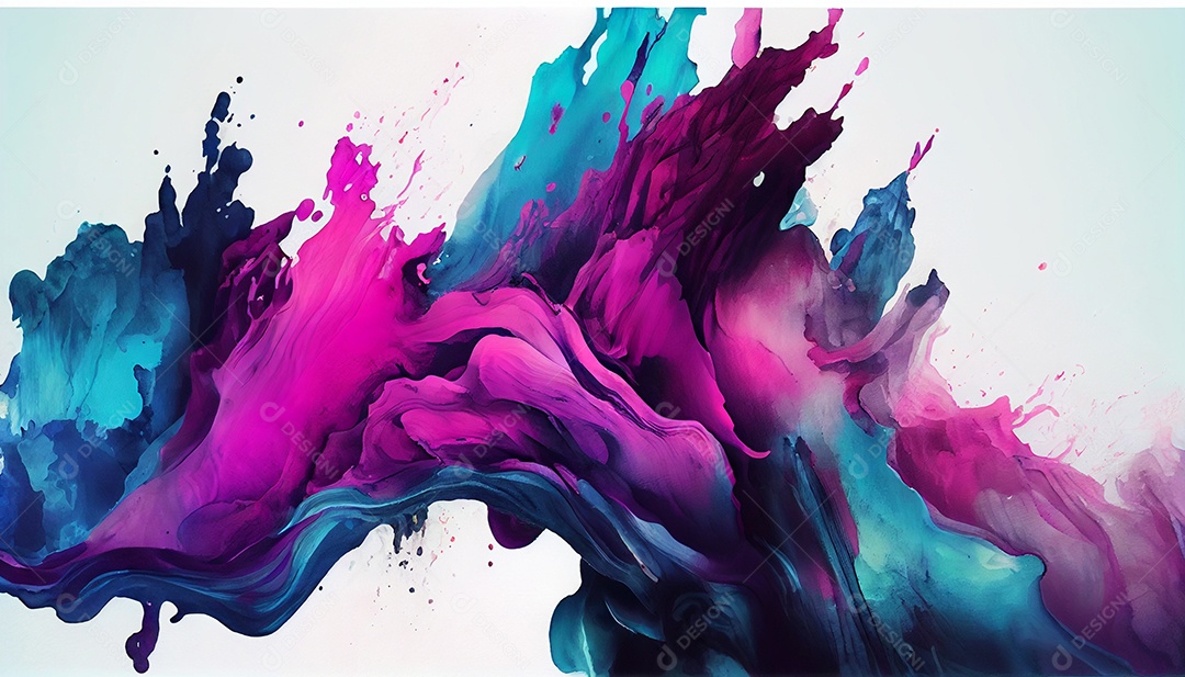 Background tinta liquida colorida