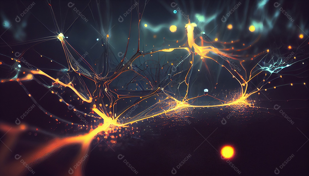 Background de tecnologia abstrato futurística