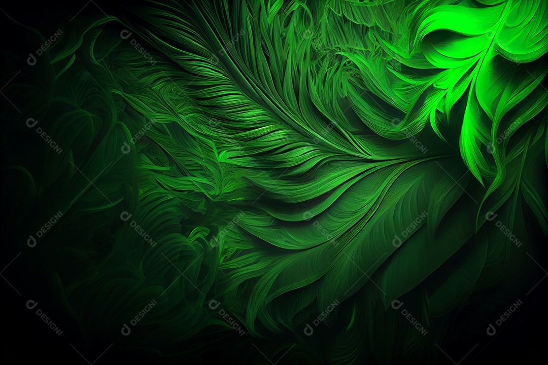 Textura de folhas verdes