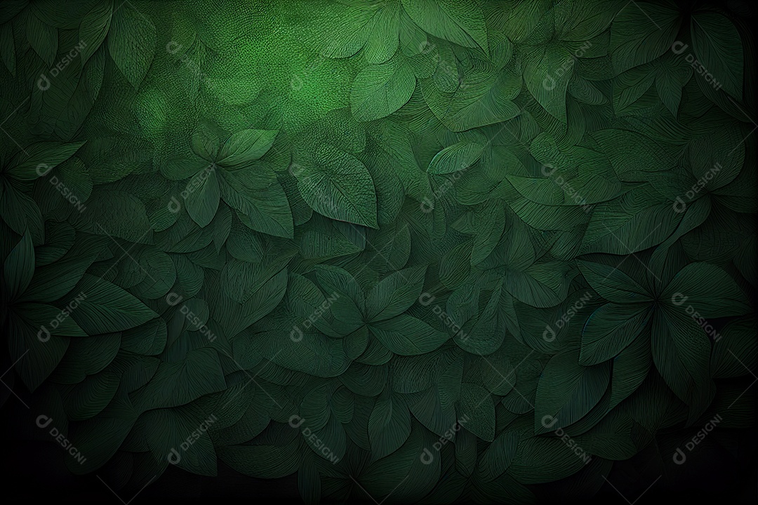 Textura de folhas verdes