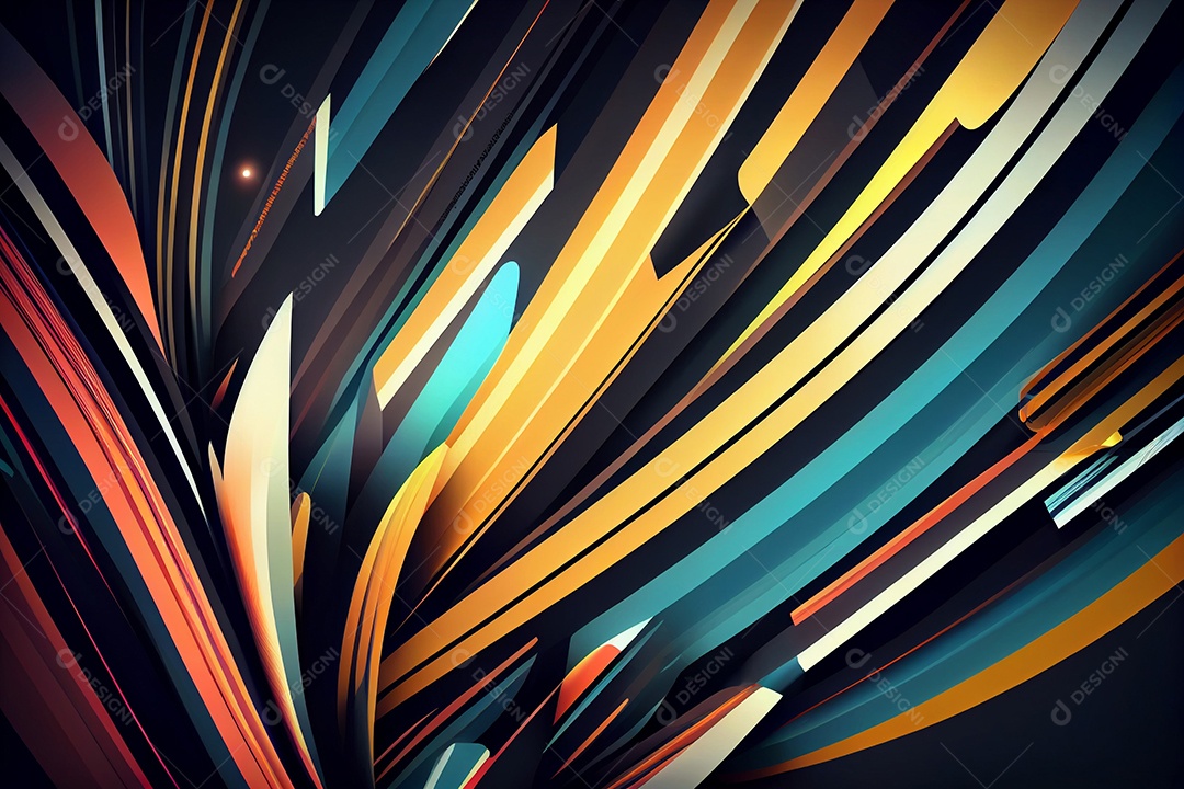 Ilustração abstratas coloridas