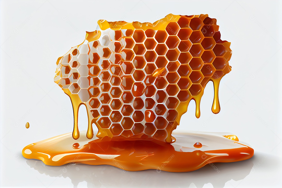 Ilustração de favo de mel