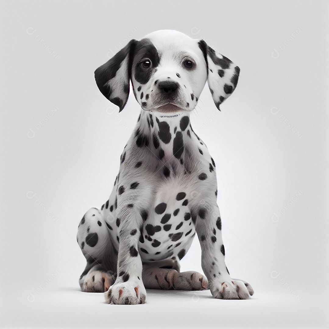 Cachorro filhote de dálmatas