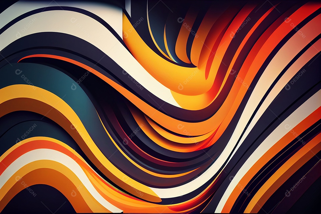 Background curvas coloridas