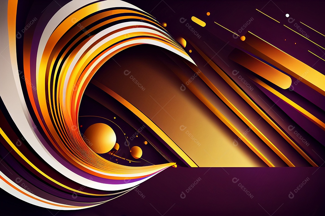 Background curvas coloridas