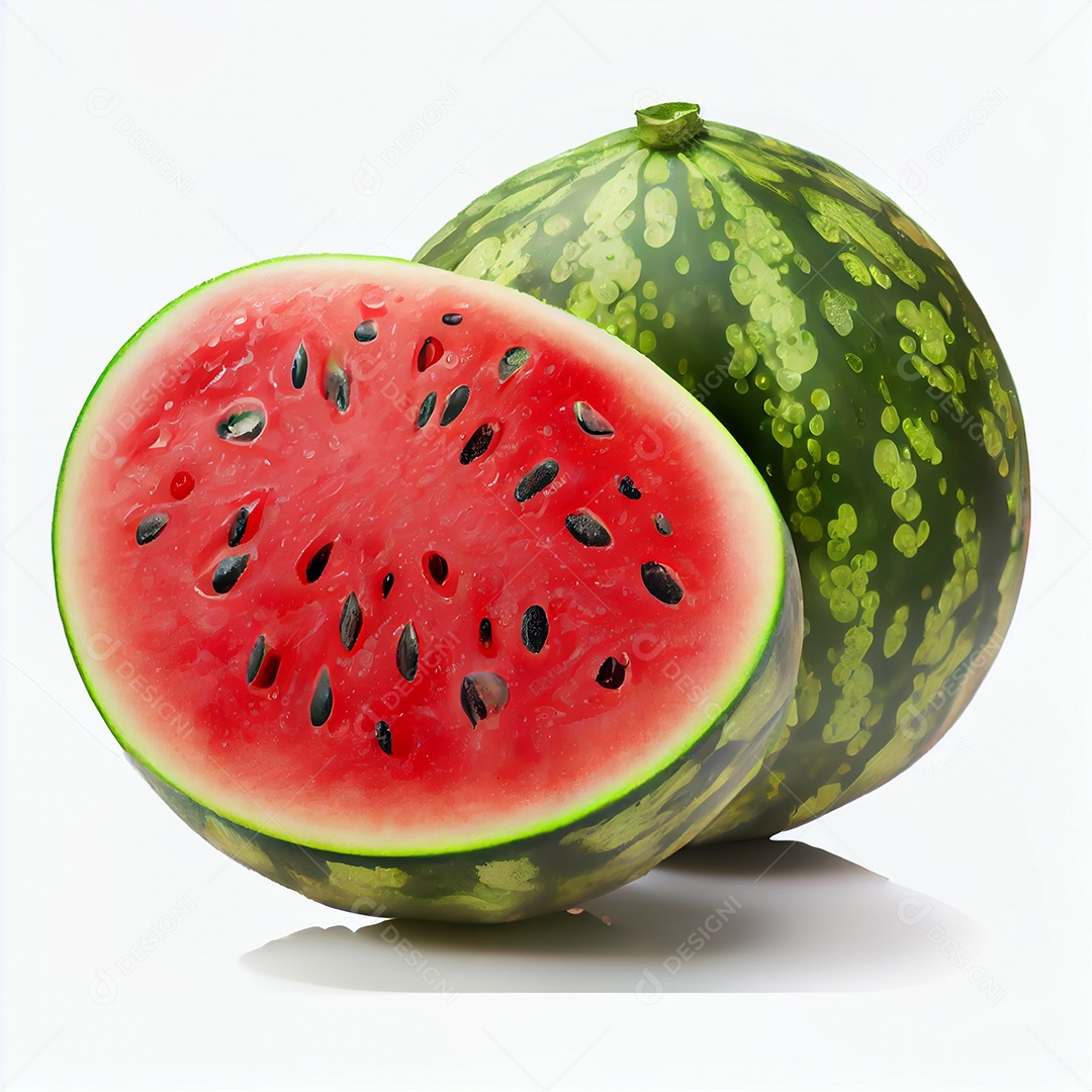 Ilustração de uma melancia