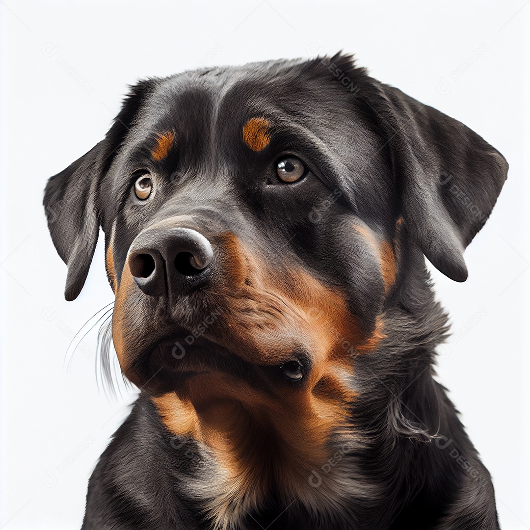 Lindo cachorro rottweiler
