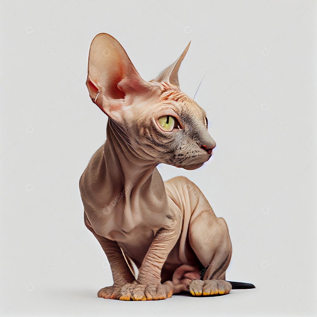 Lindo gato sphynx