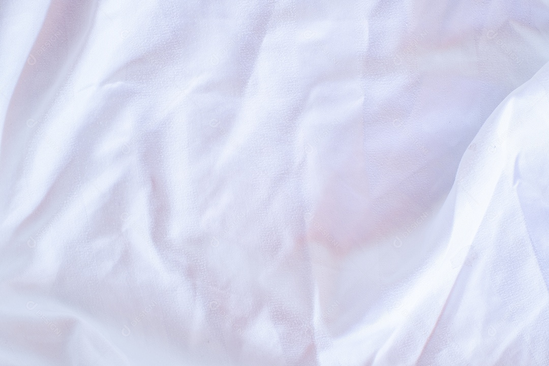 Textura gradiente de linho branco estilo de curva turva de tecido de luxo abstrato, roupa de cama enrugada e sombras cinza escuras, plano de fundo