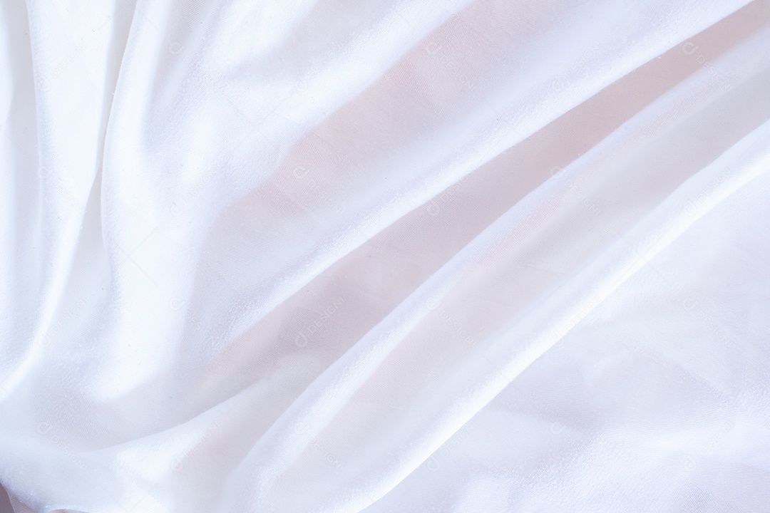 Textura gradiente de linho branco estilo de curva turva de tecido de luxo abstrato, roupa de cama enrugada e sombras cinza escuras, plano de fundo