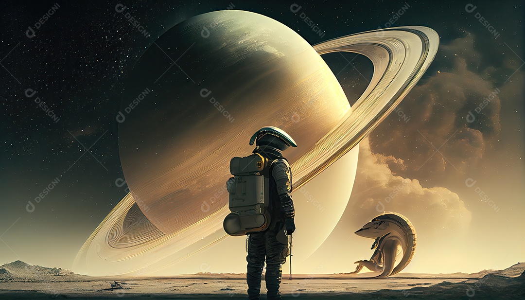 Dia Mundial do Astronauta 12 de abril realista