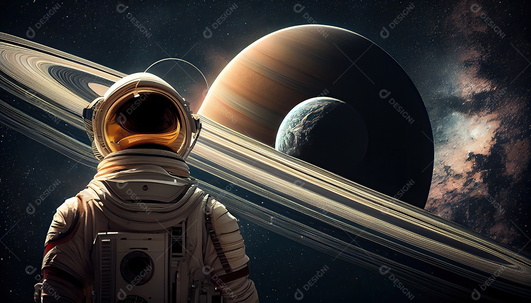 Dia Mundial do Astronauta 12 de abril realista