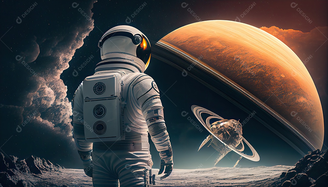 Dia Mundial do Astronauta 12 de abril realista