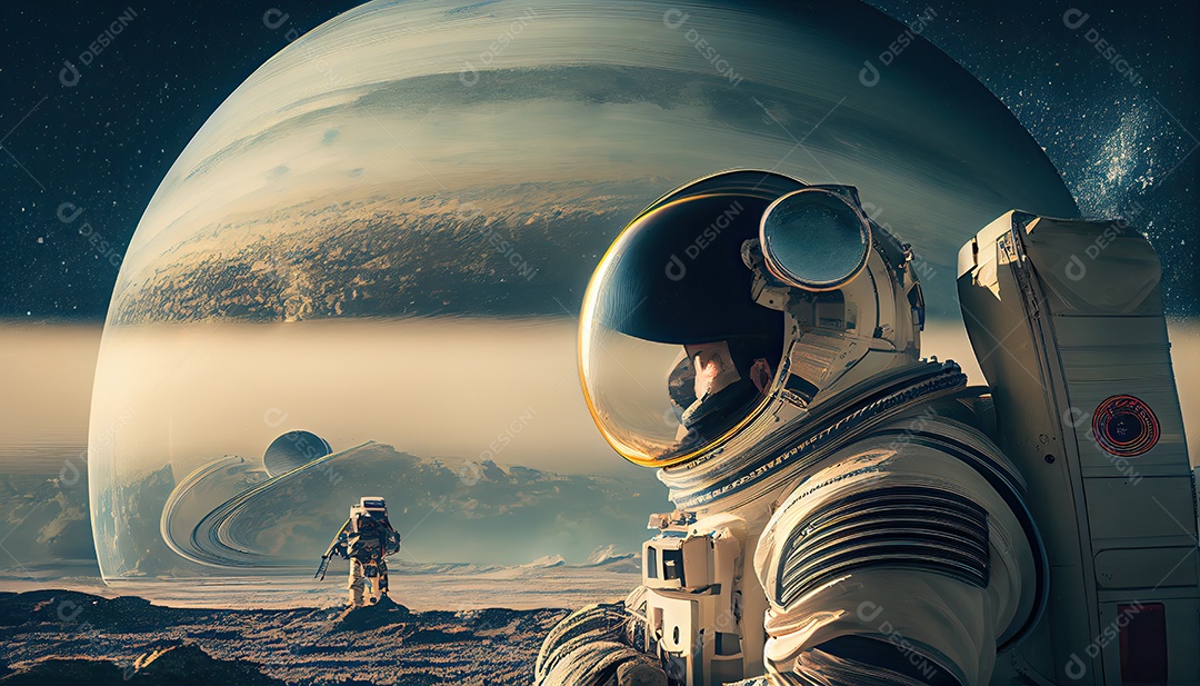 Dia Mundial do Astronauta 12 de abril realista