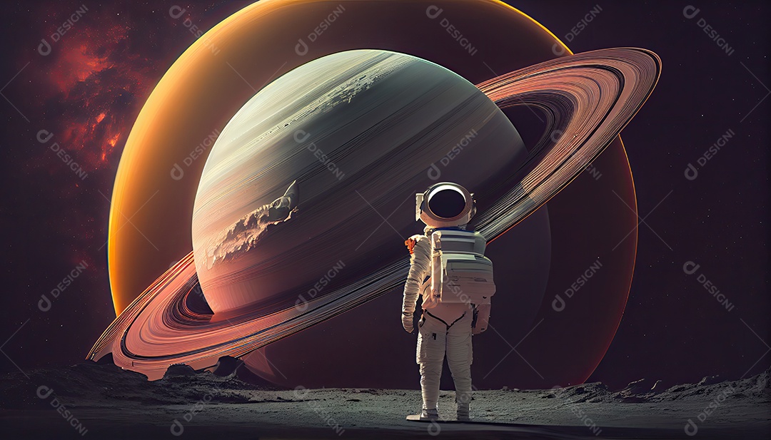 Dia Mundial do Astronauta 12 de abril realista