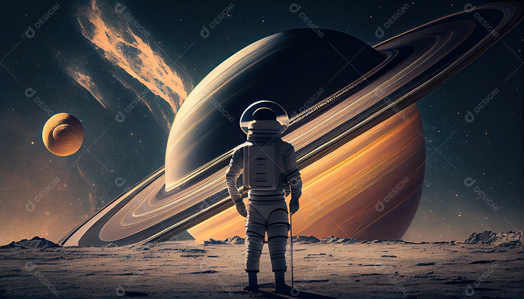 Dia Mundial do Astronauta 12 de abril realista