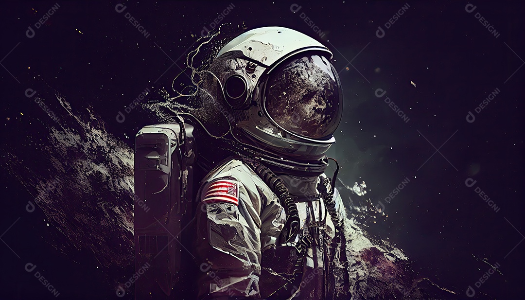 Dia Mundial do Astronauta 12 de abril realista