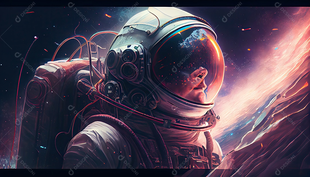 Dia Mundial do Astronauta 12 de abril realista